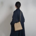 Large Leather Bucket Tote