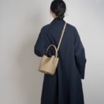 Structured Leather Bucket Bag